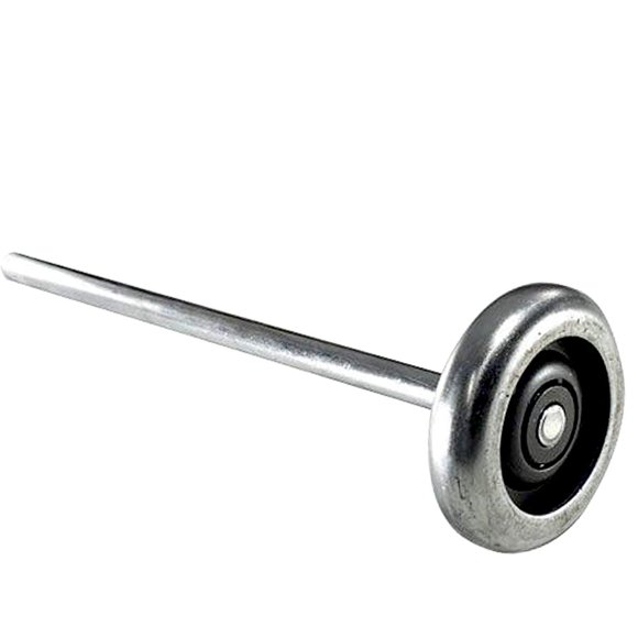 Heavy Duty Steel Garage Door Rollers - Garage Door Wheels Replacement Garage Roller, 2” Wheels 10 Ball Bearing 4 Inch Stem (12)