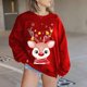 thumbnail image 2 of Sudadera Para Mujer Sudaderas Con Cuello Redondo Mangas Largas A La Moda Estampado de Navidad Tops Sueltos Blusa Odeerbi ODB173778, 2 of 5