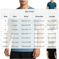 thumbnail image 3 of USNSM (M-5XL)Mens Big and Tall Rash Guard Short Sleeve UPF 50+ Sun UV Quick Dry Shirts Workout Swim Running Athletic T-Shirt Blue XXXL, 3 of 4
