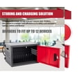 thumbnail image 3 of EXCELO 12 Bay Charging Cabinet for Laptop,Chromebook, Locking Charging Station-BLACK , 3 of 8