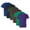 Dark Color 6 Pack, variant on Gildan - DryBlend T-Shirt For Men, 50/50 Cotton/Polyester Bulk Tee, Assorted Short Sleeve Crewneck Plain Tees, Multi Pack Solid T-shirts (Bright Color 4 Pack, L)
