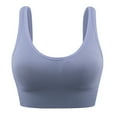 thumbnail image 1 of FhsagQ Soutiens-Gorge pour Femmes Sans Entrejambe Soutien-Gorge Dos Réglable Sans Armature Rassemblement Antichoc Entraînement Physique Course sous-Vêtements Soutiens-Gorge pour Femmes Sans Entrejambe Plus Soutiens-Gorge pour Femmes avec Bas Bleu G, 1 of 8