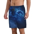 thumbnail image 2 of Kdxio Pegasus Night Sky Pattern Mens Casual Shorts - Drawstring Summer Beach Sports Shorts for Men, 2 of 5