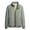 Gray, variant on CHEEREAM Men's Bomber Jacket Stand Collar Sherpa Lined Jackets Full Zipper Casual Fall Winter Warm Coats Outwear with Pockets Black 3XL