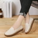 thumbnail image 1 of Teissuly Ladies Fashion Solid Color Leather Embroidered Flower Shallow Round Head Flat Casual Shoes Casual Shoes For Women Office Teissuly WER202401220921, 1 of 7