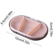 thumbnail image 3 of Travel Weekly Pill Organizer Box with 3 Removable Compartments - Moisture Proof & Portable for Daily Use, 3 of 7