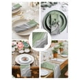 thumbnail image 4 of Sage Green Grey Ombre Cloth Napkins Washable Set of 8, Modern Abstract Art Aesthetics Reusable Dinner Table Napkins Cloth Bulk for Weddings Kitchen Restaurants Hotel Events Parties 20 x 20 Inch, 4 of 9