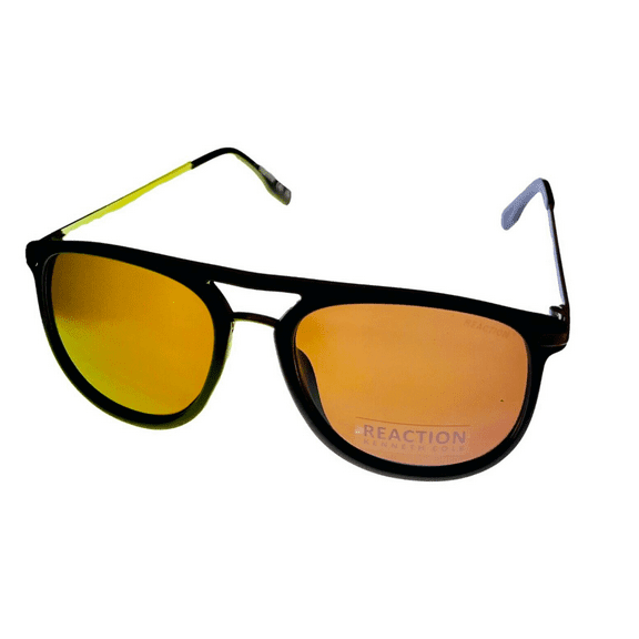 Kenneth Cole Reaction Men's Designer Black / Brown Tinted Sunglasses