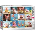 thumbnail image 1 of Funny Pigs 1000 Piece Puzzle, 1 of 2