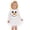 White, variant on ZHOGXU Baby Girls Halloween Christmas Snowman Printed Outfit Long Sleeve Sweatshirt With Bow Tutu Skirt 2PCS Set For Kids,White,18-24 Months
