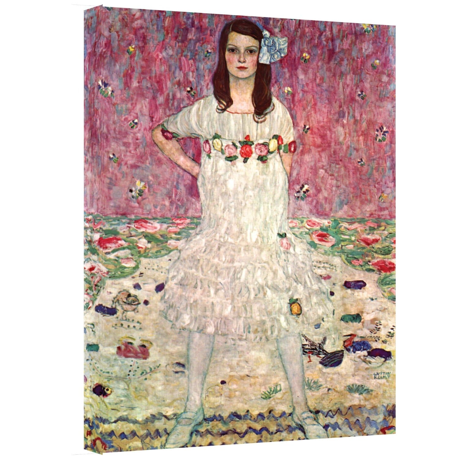 Gustav Klimt "Eugenia Primavesi" Gallery-Wrapped Canvas