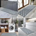 thumbnail image 2 of Blue and White Intricate Pattern Kitchen Rug Mat,Kitchen Runner Rugs Non Skid Washable,Decorative Kitchen Floor Mats for Kitchen,Sink,Laundry,17"X47", 2 of 5