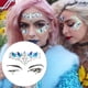 thumbnail image 4 of Guardurnaity Ojo cara gemas Bling pegatinas de diamantes de imitación geométrico frente cristal joyería DIY mujeres disfraz Festival maquillaje Tratamientos faciales Azul, 4 of 6