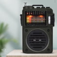 thumbnail image 1 of Radio portátil compatible con Bluetooth, reproducción de tarjeta TF, Radio Estéreo para exteriores, 1 of 6