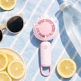 thumbnail image 6 of Portable Handheld Fan Dragon Fruit Inspired Personal Rechargeable Mini Fan with 3 Speed-Settings Cordless Handheld Device for Outdoor Travel Commuting Summer Use, Yellow, 6 of 6