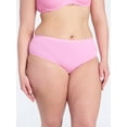 thumbnail image 2 of Joyspun Women's Cotton Hipster Panties, 6-Pack, Sizes S-XXXL, 2 of 12