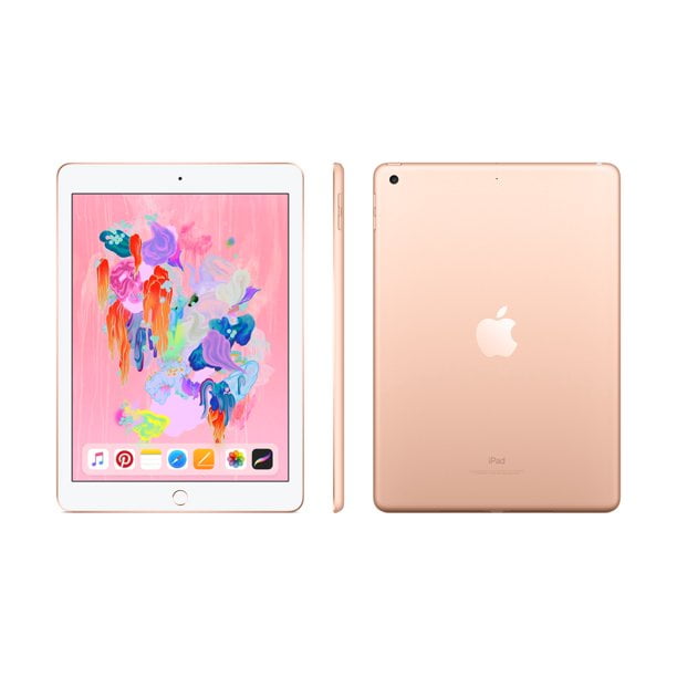 Restored 2018 Apple iPad Wi Fi+Cellular 128 GB Gold (6th