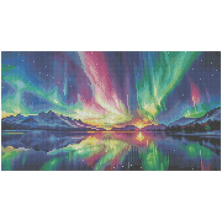 GDYEEH DIY 5D Aurora Borealis Diamond Painting Kit - Round Full Drill Landscape Art