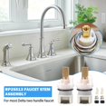 thumbnail image 2 of Rp25513 Ensemble de Tige de Robinet Compatible avec Delta Robinet à Deux Poignées Kit de Réparation avec Cartouches de Remplacement de Siège en Caoutchouc et Ressort Rp4993 pour Baignoire Douche Lavabo Salle de Bain Robinet Lot de 2, 2 of 5