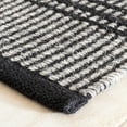 thumbnail image 3 of Dash & Albert Malta Handwoven Wool Rug, 5' x 8', Black, 3 of 7