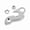 Silver Type 002, variant on M Buder Cycling Bicycle Aluminium Alloy Rear Gear Mech Derailleur Hanger Hook Dropout Frame Tail Hook Replacement Accessory for Mountain Road Bikes Silver Type 288 (1.18 inches / 30 mm)