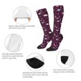 thumbnail image 6 of Lsque Space Dinosaur Printed Crew Socks Men's Women's LightWeight Thin Casual Calf Socks ,Knee High Socks,Cotton Socks, 6 of 9