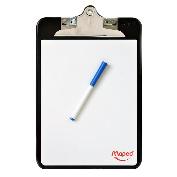 Dry Erase Clipboard with Marker 9 in. x 12 in. (pack of 2) Walmart