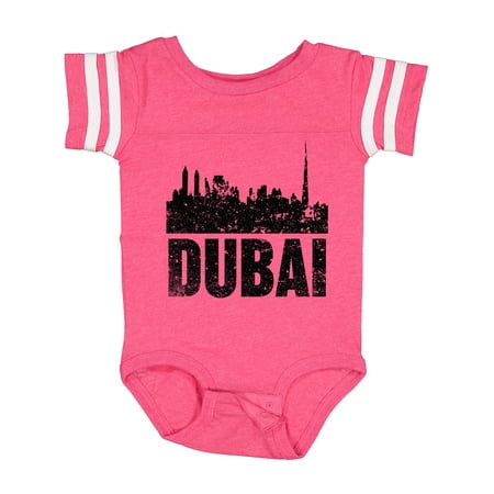 

Inktastic Dubai City Skyline with Grunge Gift Baby Boy or Baby Girl Bodysuit