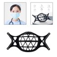 thumbnail image 3 of Support de Masque en Silicone Cadre Intérieur pour Masque en Tissu Plus d'Espace Réutilisable Noir, 3 of 7