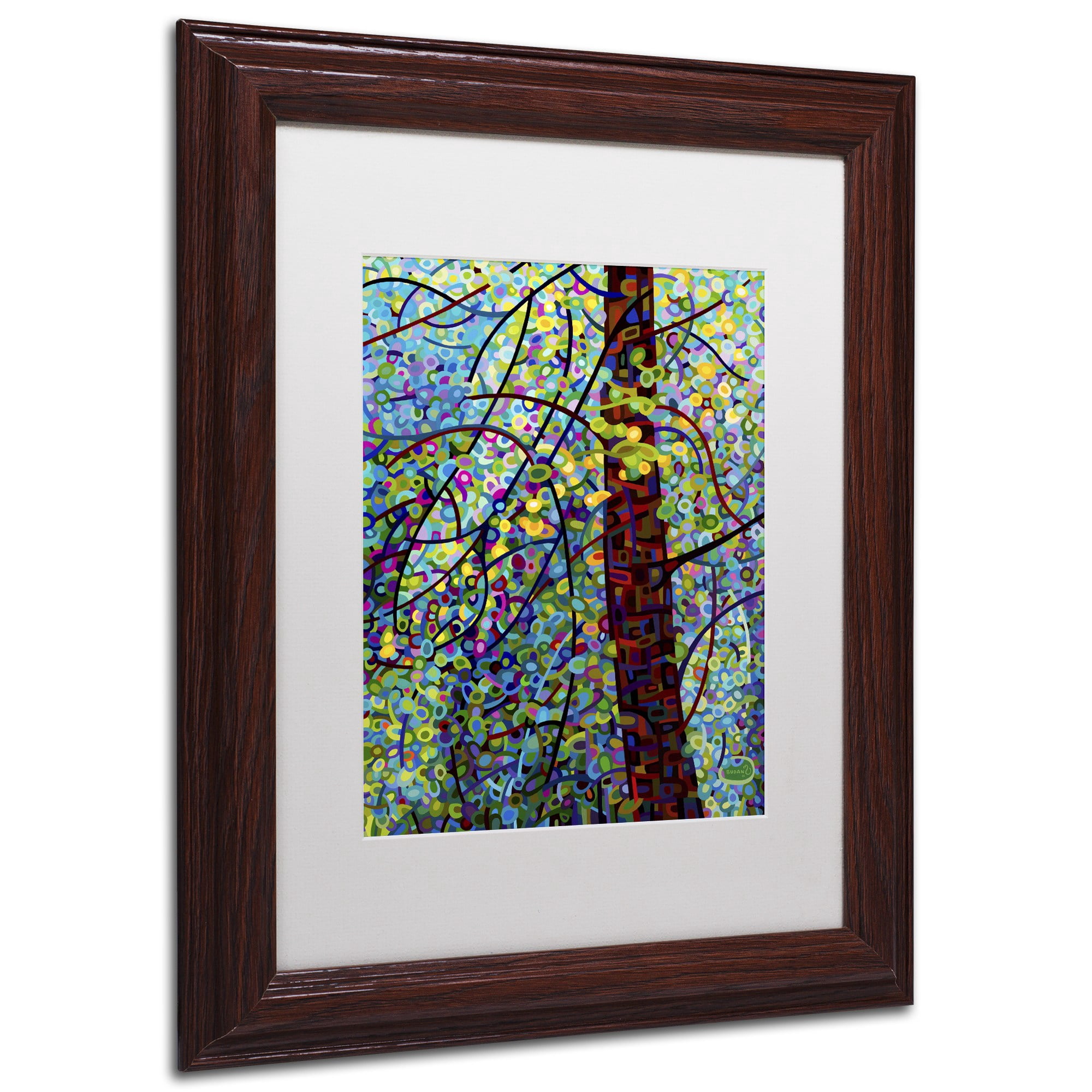 Mandy Budan 'Pine Sprites' Matted Framed Art