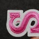 thumbnail image 3 of unbranded 1 De Parche Bordado Rosa Letras DIY Para Ropa Y Reparación De Chaquetas Bolsos, 3 of 8
