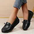 thumbnail image 5 of CHICVOMEY Cute Bow Flats for Women Loafers Business Casual Loafers Shoes with Arch Support Penny Loafers Slip On Dressy Shoes Comfort Flats for Walking&Work, 5 of 8