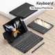 thumbnail image 1 of Leather Fold Stand Case Keyboard Compatible With Samsung Galaxy Z Fold 4, Bluetooth Wireless Keyboard, 1 of 5