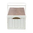 thumbnail image 2 of Camp Box Outdoor Camping Portable Storage Box with Handle Removable Foldable Camping Portable Wooden Lid Storage Box S, 2 of 5