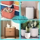 thumbnail image 5 of (4 piezas, blancas) Mini ruedas giratorias autoadhesivas, rueda universal de pasta, rotación de 360°, polea giratoria adhesiva para contenedores, cajas de almacenamiento, muebles, botes de basura, 5 of 5