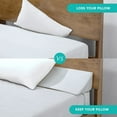 thumbnail image 2 of Queen Size Bed Wedge Pillow for Headboard Gap Filler Mattress Gap Filler (0-7") Sleep Backrest Pillow Between Mattress and Headboard White 60"x 10"x 6", 2 of 7