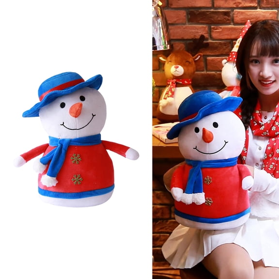 MLINS  Snowman Pillow Soft and Huggable Toy Christmas Present for Children