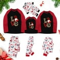 thumbnail image 5 of Penkiiy Baby Christmas Fashion Snowman Print Top Pants Suit Family Parent-child Wear Romper Black 6 Months, 5 of 9