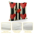 thumbnail image 4 of PHYHOO Hello Valentine's Day Decorative Throw Pillow Covers, Black White Stripes Porch Outdoor Home Decor, Wedding Farmhouse Couch Cushion Case White, 4 of 5