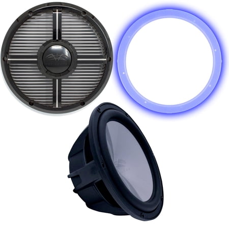 Wet Sounds Revo 12  Subwoofer  Grill  & RGB LED Ring - Black Subwoofer & Black Closed Face XW Grill - 2 Ohm price history on PriceWatchPro