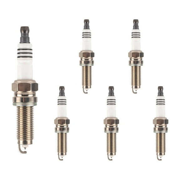 ISA Set of 6 Iridium Spark Plug For BMW Chrysler Dodge M3 M5 M6 200 300 Pacifica Town & Country Voyager Avenger Challenger Charger Durango Grand Caravan Journey Replacement for XP5701