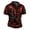 A-Red1, variant on Yuanlong Boys Skull Print Tshirts Halloween Short Sleeve Lace Up Tees Vintage Funny Breathable Casual Daily Party Streetwear Top