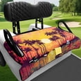 thumbnail image 3 of Uorisanigo Blue Turtle Golf Cart Seat Covers, EZGO Golf Cart Seat Blanket for 2 Person Seats Club Car, Golf Cart Accessories, Travel Sports Cart Seat Cushion Covers with 4 Pockets, 3 of 7