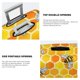 thumbnail image 3 of Balery Honeycombs Funda de equipaje, fundas para maletas, elástica, lavable, protector de maletas, compatible con maletas de 18 a 32 pulgadas-Large, 3 of 7
