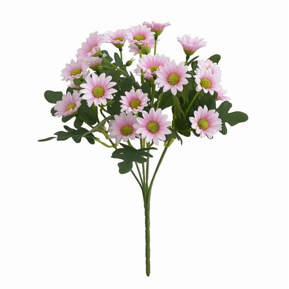 Outdoor Flowers Artificial for Porch, Faux Outdoor Flowers, 17 in Hobby, Pink Petals, Artificial Flower, Outdoor Porch Decor, 1 Pc