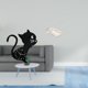 thumbnail image 2 of Reloj de pared,Reloj de pared con diseño de gato para guardería,sala de juegos y interior,Bandeja de almacenamiento,Bandeja rectangular para servir frutas y postres de cocina,Bandeja, 2 of 8