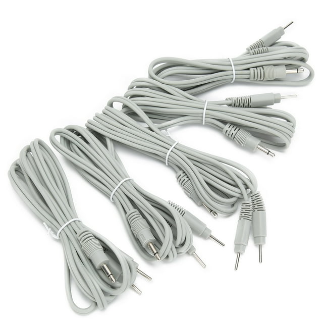 Fils Fils de Remplacement Fils Tens Fil Électrode Fils Compatibles 4,9 Pi Fils Tens de Remplacement Fils Tens pour Appareils d'Électrothérapie
