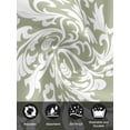 thumbnail image 7 of Baroque Sage Green Cloth Napkins Set of 4 Reusable Dinner Napkins, Vintage Damask Classic Floral Cocktail Napkin Washable Table Napkins for Wedding/Holiday Party/Baby Shower 20"x20", 7 of 7
