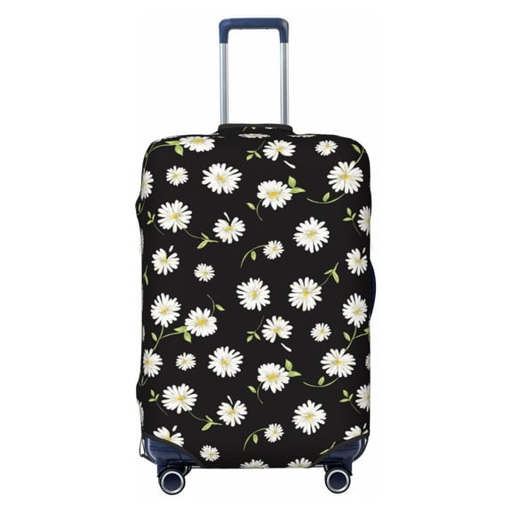 Xecao Daisies Flowers print Elastic Luggage Cover, with double-sided print , is perfect for travel, business, and daily use