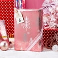 thumbnail image 3 of Christmas Wrapping Paper, Reversible Pink Christmas Tree Design Gift Wrapping Paper Suitable for Holiday, Mini Roll (17 Inch X 32.8 Feet), 3 of 12